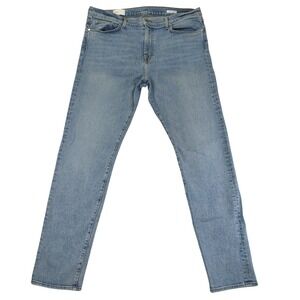 BLDWN Lucca Modern Skinny Jeans Light Blue Cotton Spandex Mens Size 38x33